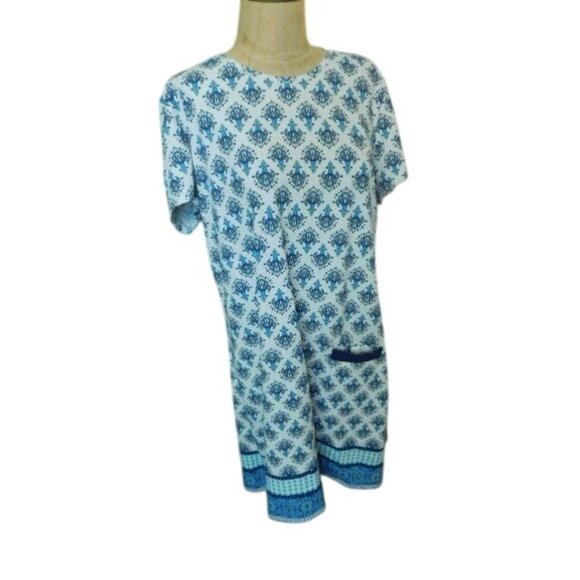 Talbots Size XL Cabana Life Swim Coverup Style Dress - Picture 3 of 3